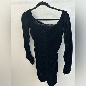 Zara velvet dress